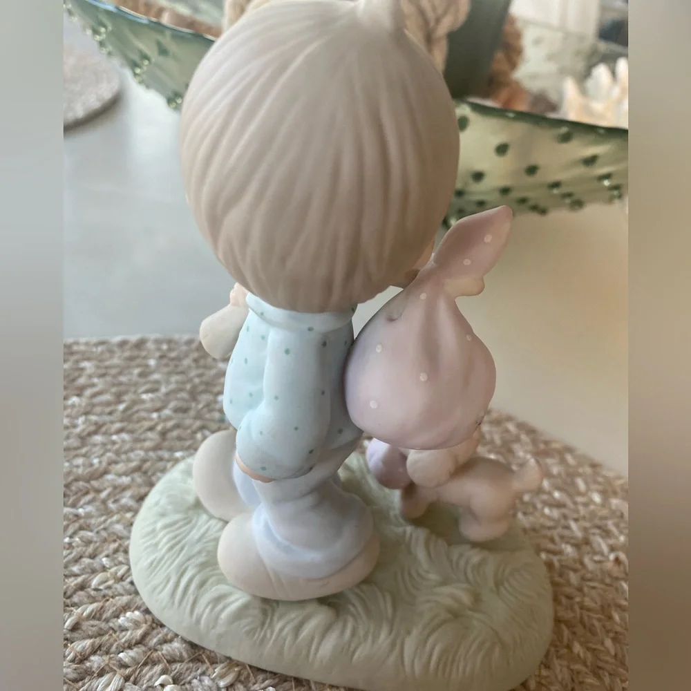 Vintage Precious Moments 1983 “ You Can’t Run Away From God” Figure